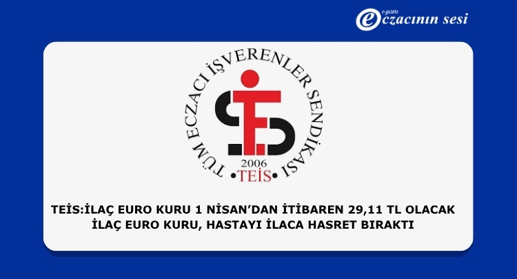 İlaçta Euro Kuru 29,11 TL